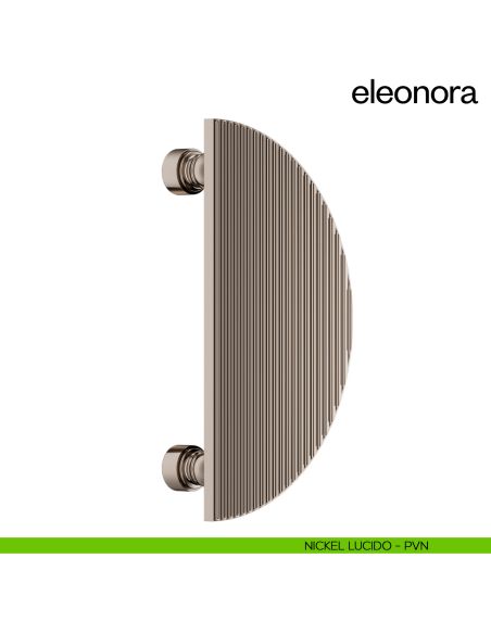 Maniglione per porta dnd handles Eleonora singolo nickel lucido