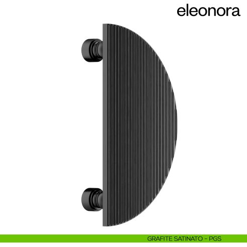Maniglione per porta dnd handles Eleonora singolo grafite satinato