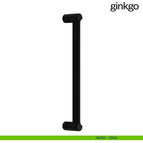 Maniglione per porta Ginkgo dnd Handles singolo nero