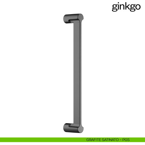 Maniglione per porta Ginkgo dnd Handles singolo grafite satinato