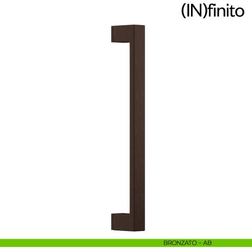 Maniglione per porta Infinito dnd handles singolo bronzato