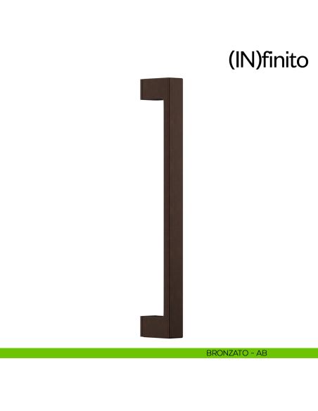 Maniglione per porta Infinito dnd handles singolo bronzato