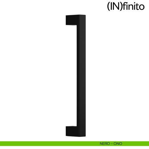 Maniglione per porta Infinito dnd handles singolo nero