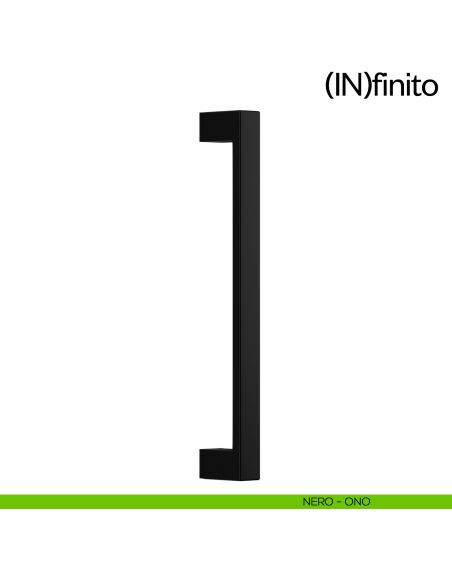 Maniglione per porta Infinito dnd handles singolo nero