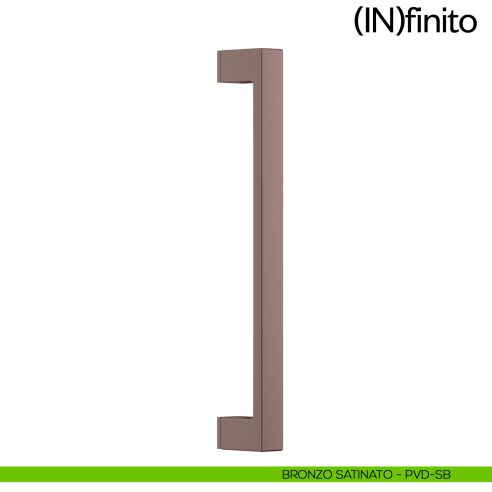 Maniglione per porta Infinito dnd handles singolo bronzo satinato