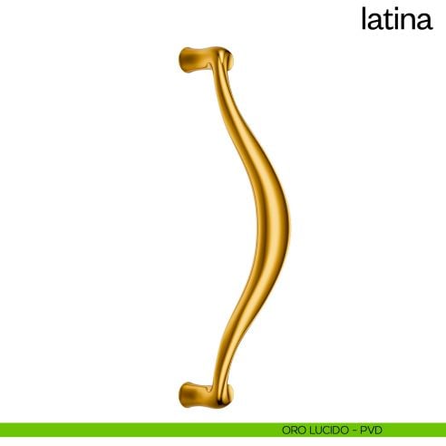 Maniglione per porta Latina dnd Handles singolo oro lucido