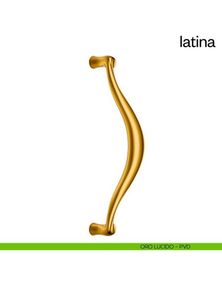 Maniglione per porta Latina dnd Handles singolo oro lucido