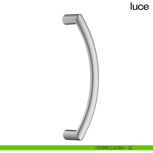 Maniglione per porta Luce dnd Handles singolo cromo lucido