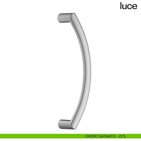 Maniglione per porta Luce dnd Handles singolo cromo satinato