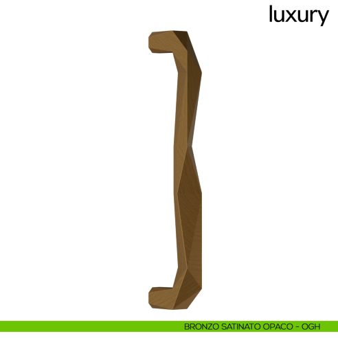 Maniglione per porta Luxury dnd Handles singolo bronzo satinato opaco
