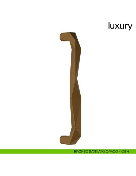 Maniglione per porta Luxury dnd Handles singolo bronzo satinato opaco