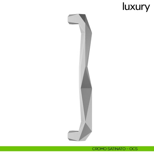 Maniglione per porta Luxury dnd Handles singolo cromo satinato