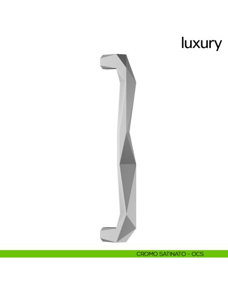 Maniglione per porta Luxury dnd Handles singolo cromo satinato