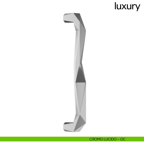 Maniglione per porta Luxury dnd Handles singolo cromo lucido