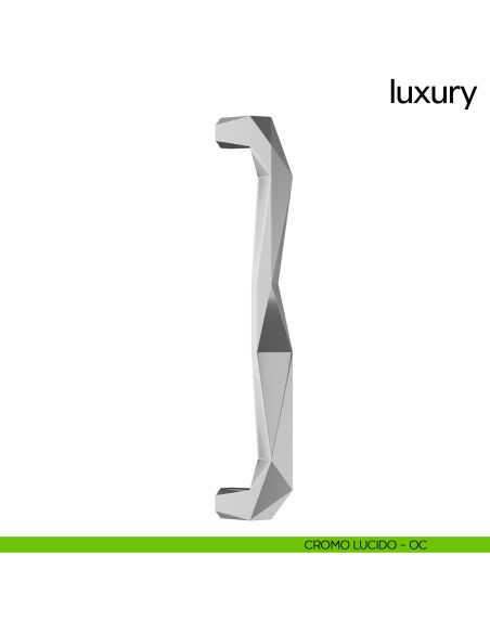 Maniglione per porta Luxury dnd Handles singolo cromo lucido