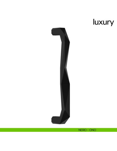 Maniglione per porta Luxury dnd Handles singolo nero
