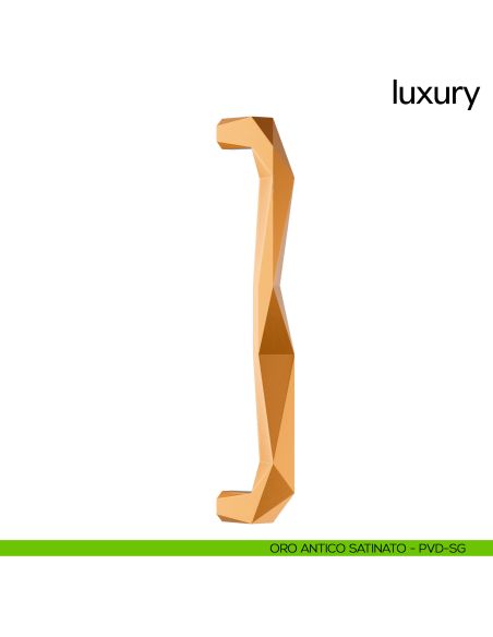 Maniglione per porta Luxury dnd Handles singolo oro antico satinato