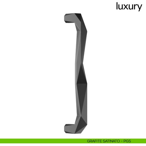 Maniglione per porta Luxury dnd Handles singolo grafite satinato