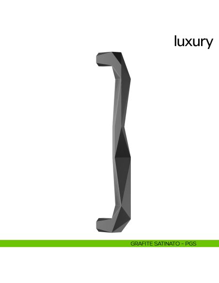 Maniglione per porta Luxury dnd Handles singolo grafite satinato