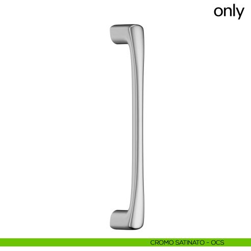 Maniglione per porta Only dnd Handles singolo cromo satinato