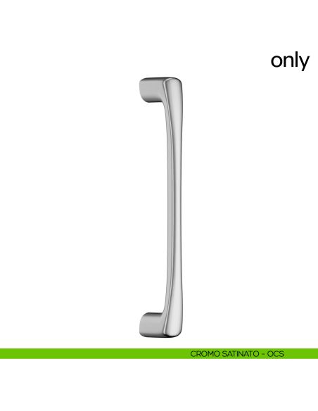 Maniglione per porta Only dnd Handles singolo cromo satinato