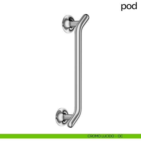 Maniglione per porta Pod dnd handles singolo cromo lucido
