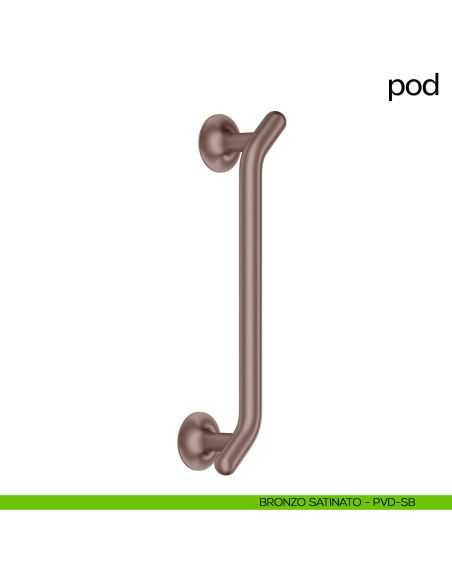 Maniglione per porta Pod dnd handles singolo bronzo satinato