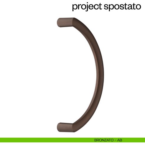 Maniglione per porta Project Zancato dnd Handles singolo bronzato