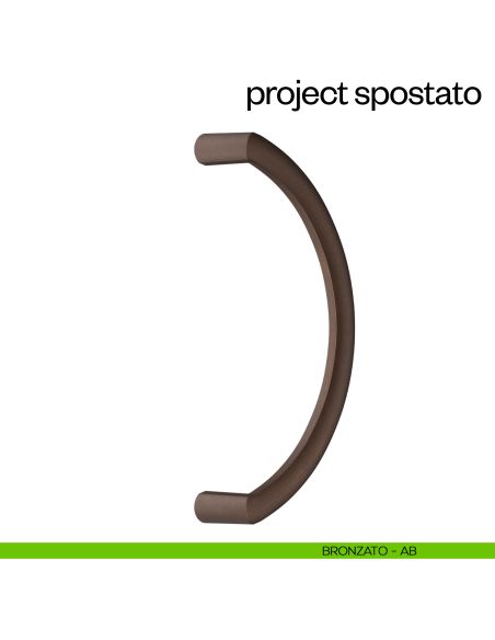 Maniglione per porta Project Zancato dnd Handles singolo bronzato