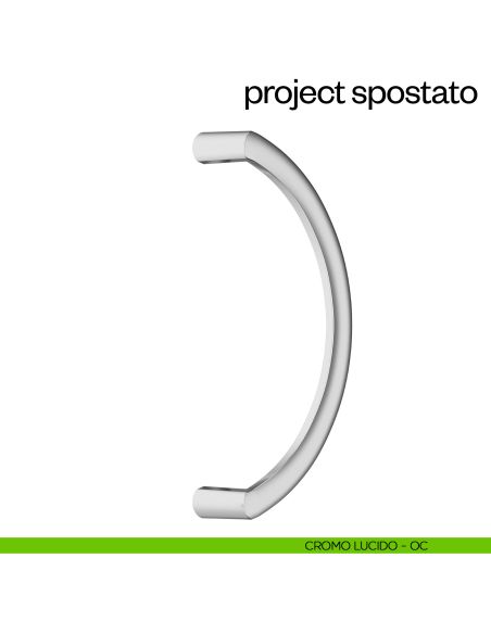 Maniglione per porta Project Zancato dnd Handles singolo cromo lucido