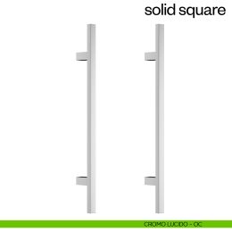 Maniglione per porta Solid Square dnd Handles accoppiato 2