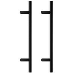 Maniglione per porta Tube Round Zancato dnd Handles accoppiato