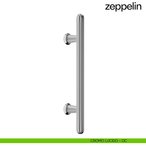 Maniglione per porta dnd handles Zeppelin singolo cromo lucido