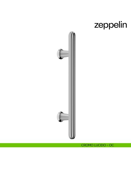 Maniglione per porta dnd handles Zeppelin singolo cromo lucido