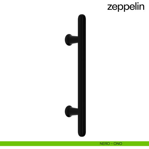 Maniglione per porta dnd handles Zeppelin singolo nero