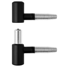Cerniera anuba liscia Otlav diametro 13 mm nero opaco per porta in legno