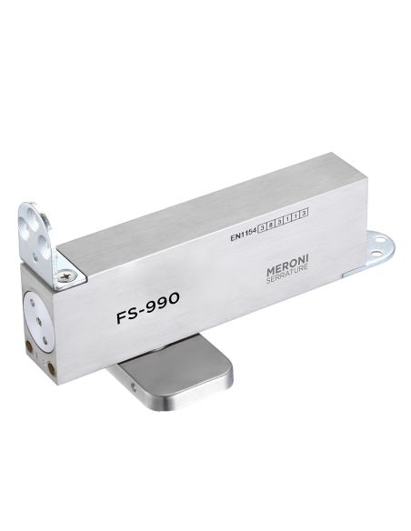 Cerniera chiudiporta a pavimento Meroni FS990 per porte a bilico pivot