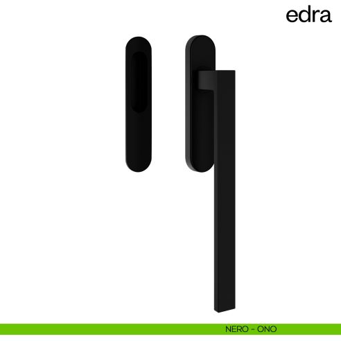 Maniglione per alzante scorrevole Edra dnd Handles singolo nero
