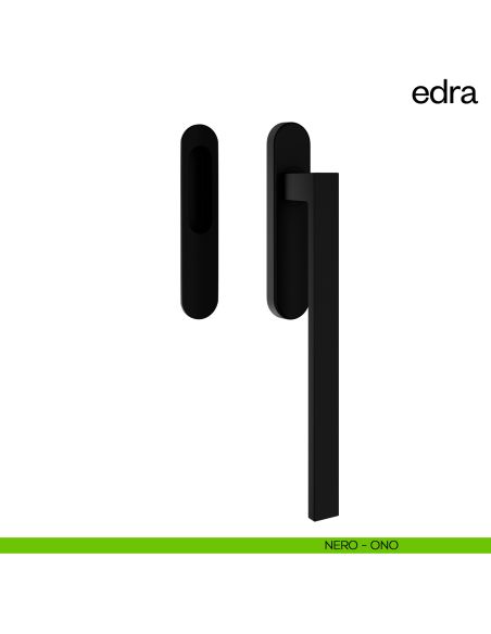Maniglione per alzante scorrevole Edra dnd Handles singolo nero