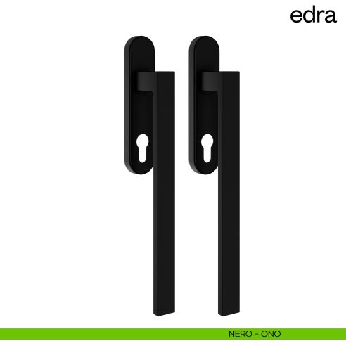 Maniglione per alzante scorrevole Edra dnd Handles accoppiato nero