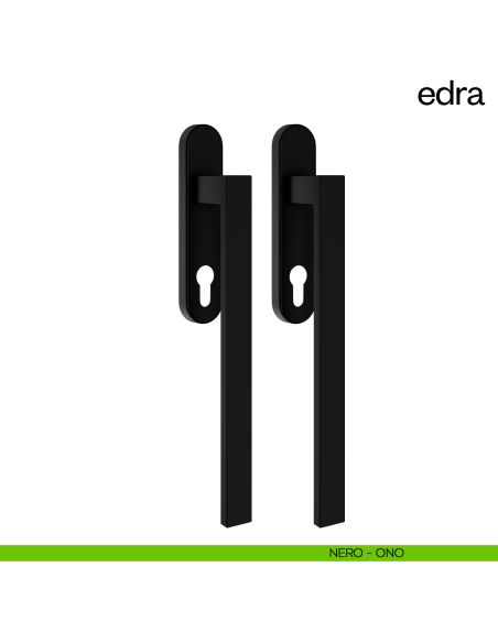 Maniglione per alzante scorrevole Edra dnd Handles accoppiato nero