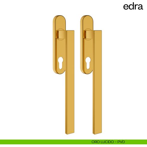 Maniglione per alzante scorrevole Edra dnd Handles accoppiato oro lucido