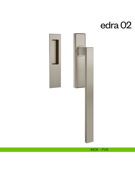 Maniglione per alzante scorrevole Edra 02 dnd Handles singolo inox