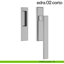 Maniglione per alzante scorrevole Edra 02 Corto dnd Handles singolo 2