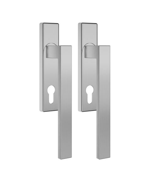 Maniglione per alzante scorrevole Edra 02 Corto dnd Handles accoppiato