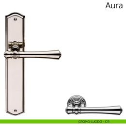 Maniglia con placca per porta Aura Linea Calì 2