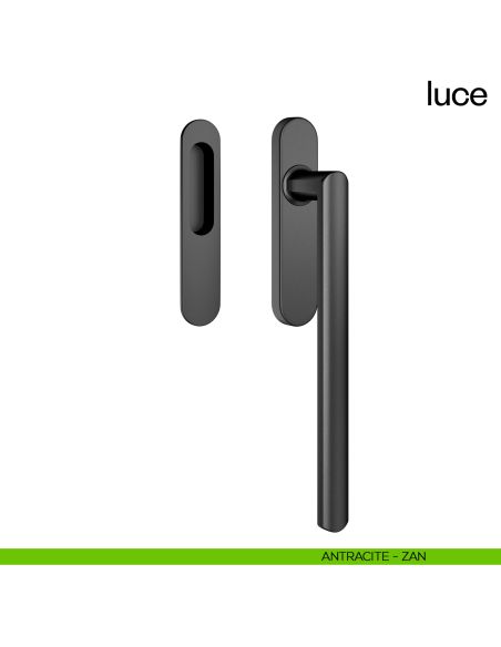 Maniglione per alzante scorrevole Luce dnd singolo antracite
