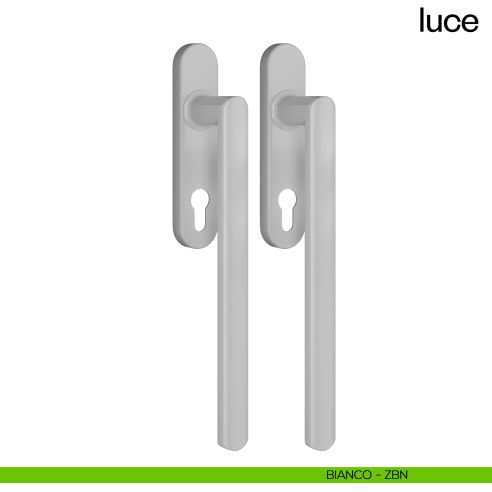 Maniglione per alzante scorrevole Luce dnd accoppiato bianco