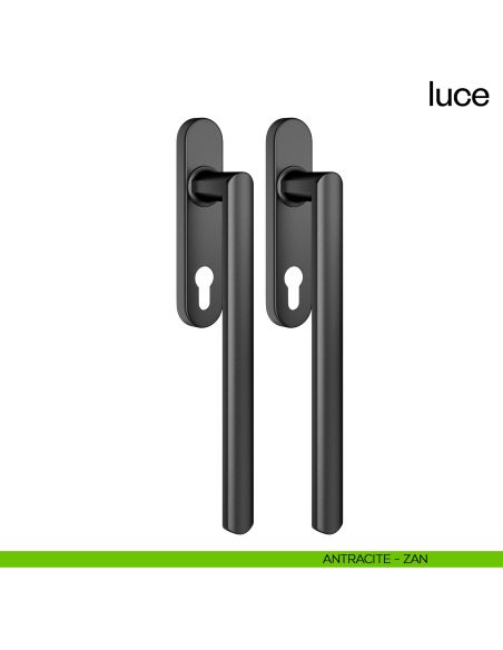 Maniglione per alzante scorrevole Luce dnd accoppiato antracite