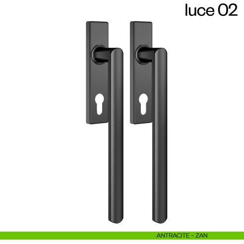 Maniglione per alzante scorrevole Luce 02 dnd accoppiato antracite